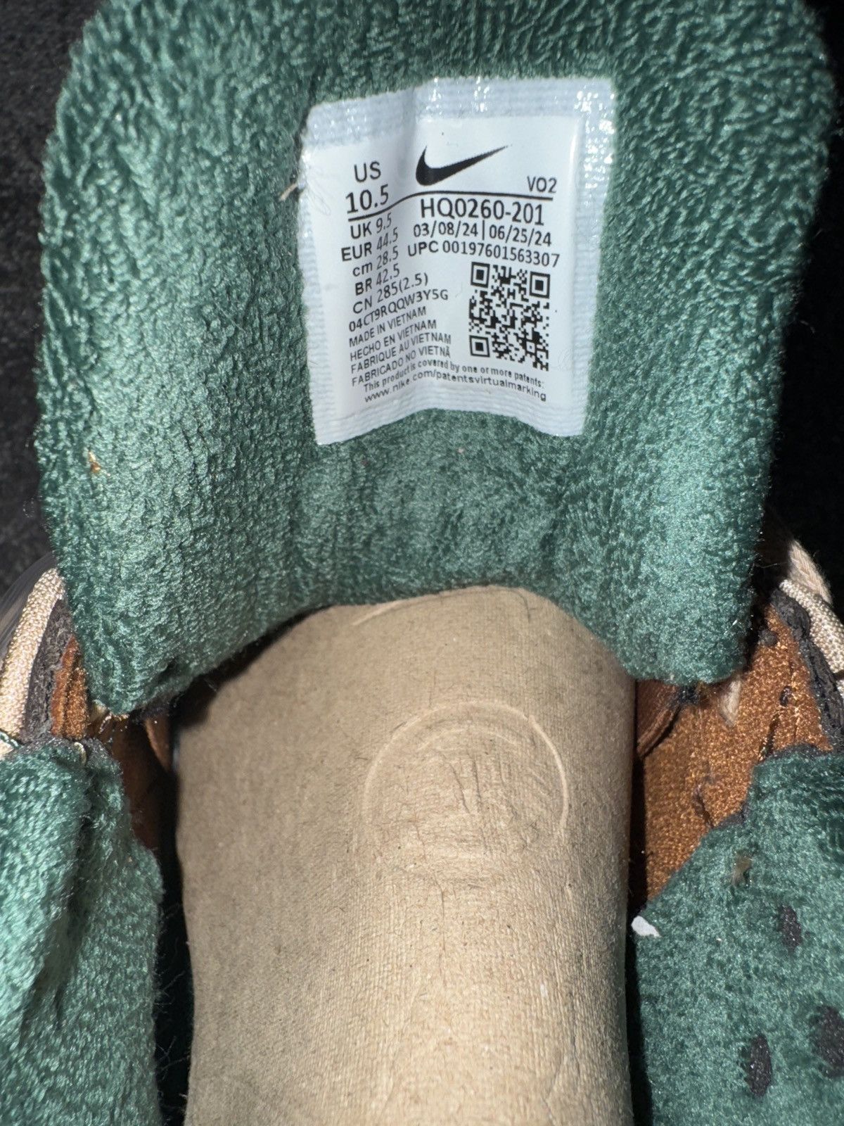 Nigo × Nike Air Force 3 Low x Nigo Baroque Brown and Pecan Size US 9.5 / EU 42-43 - 7 Thumbnail