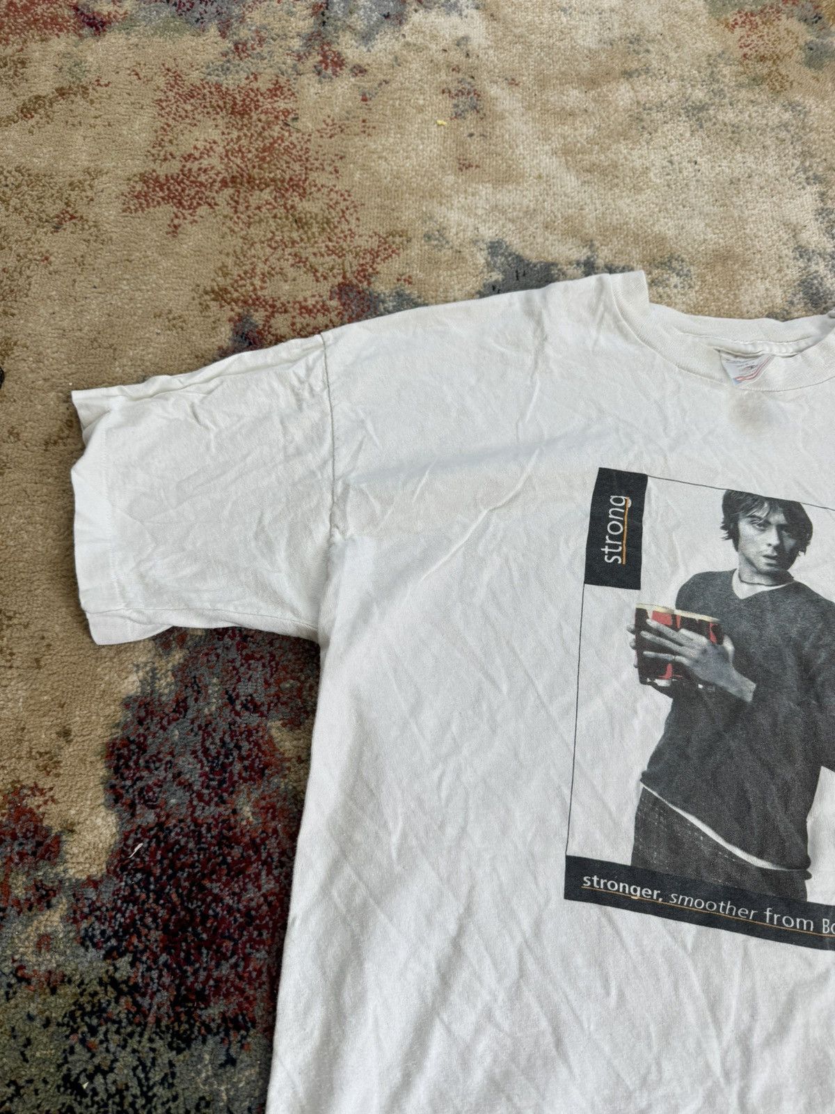 Fruit Of The Loom × Vintage Vintage 90s Boddingtons t-shirt Size US XL / EU 56 / 4 - 2 Thumbnail