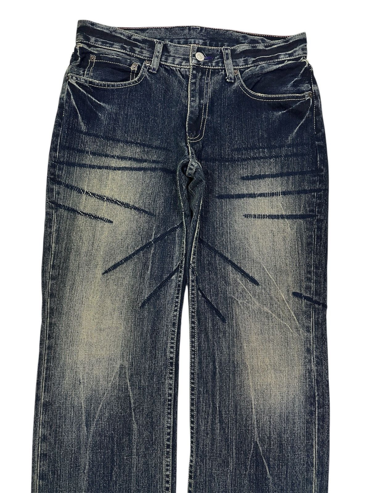 Designer × Japanese Brand × Takeo Kikuchi Vintage Japanese TAKEO KIKUCHI Faded Wash Jeans Size US 32 / EU 48 - 3 Thumbnail