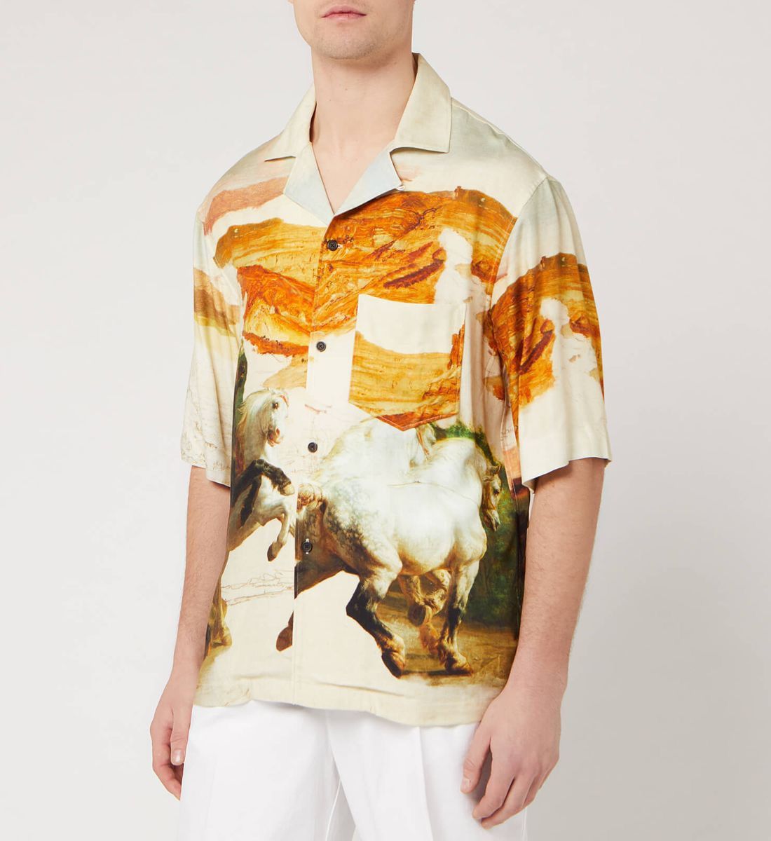 Acne Studios ACNE STUDIOS SIMON FLUID HORSE VACATION SHIRT | Grailed
