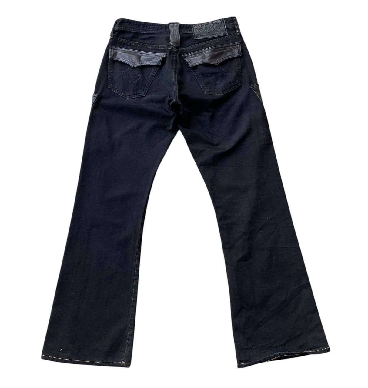 AG Adriano Goldschmied FLARE AG Adriano Goldschmied "The Fillmore" Leather Western Size US 29 - 4 Thumbnail
