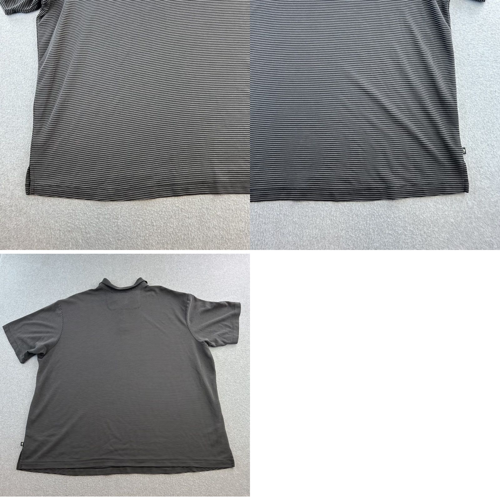 Tommy Bahama Tommy Bahama Polo Shirt Mens 2XL Gray Striped Short Sleeve Performance Golf Shirt Mens 2XL Gray Striped Polo Size US XXL / EU 58 / 5 - 8 Thumbnail