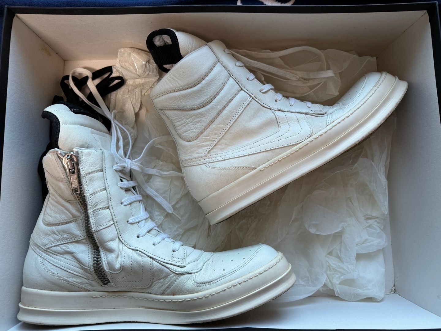 Rick Owens × Rick Owens Drkshdw Rick Owens Classic Dunks OG Sneakers Archive Size US 10 / EU 43 - 16 Thumbnail