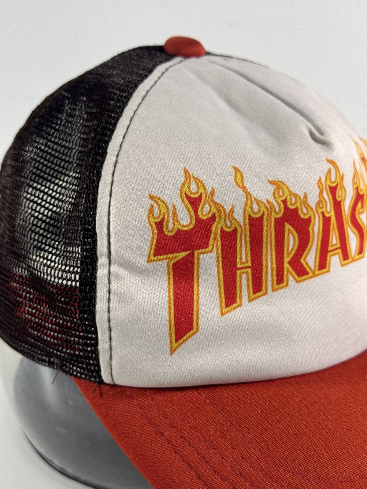 Thrasher Thrasher Fire Spell Out Trucker Cap Size ONE SIZE - 7 Thumbnail