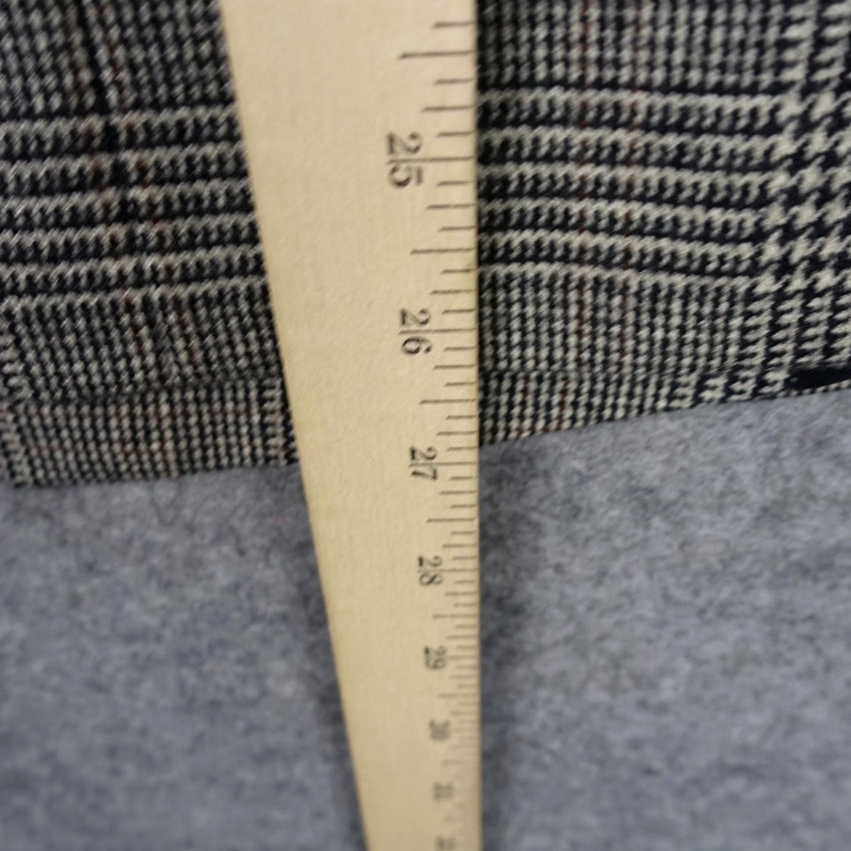 Zara Zara Woman Blazer Jacket Gray Plaid Notch Lapel Womens Small S Workwear Business Plus Tailored Suits Style Size S / US 4 / IT 40 - 7 Thumbnail