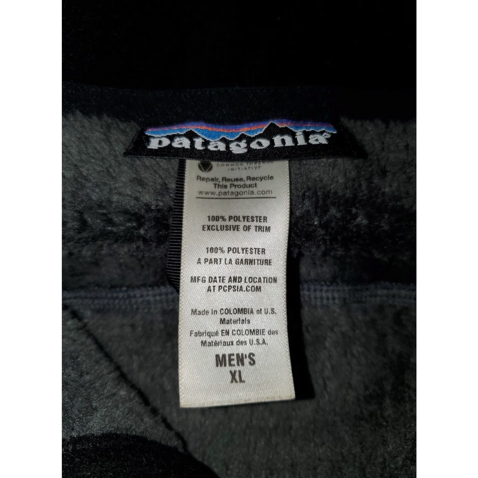 Patagonia VINTAGE Patagonia R2 Fleece Jacket Polartec Lined Full Zip Mens XL Blue Size US XL / EU 56 / 4 - 7 Thumbnail