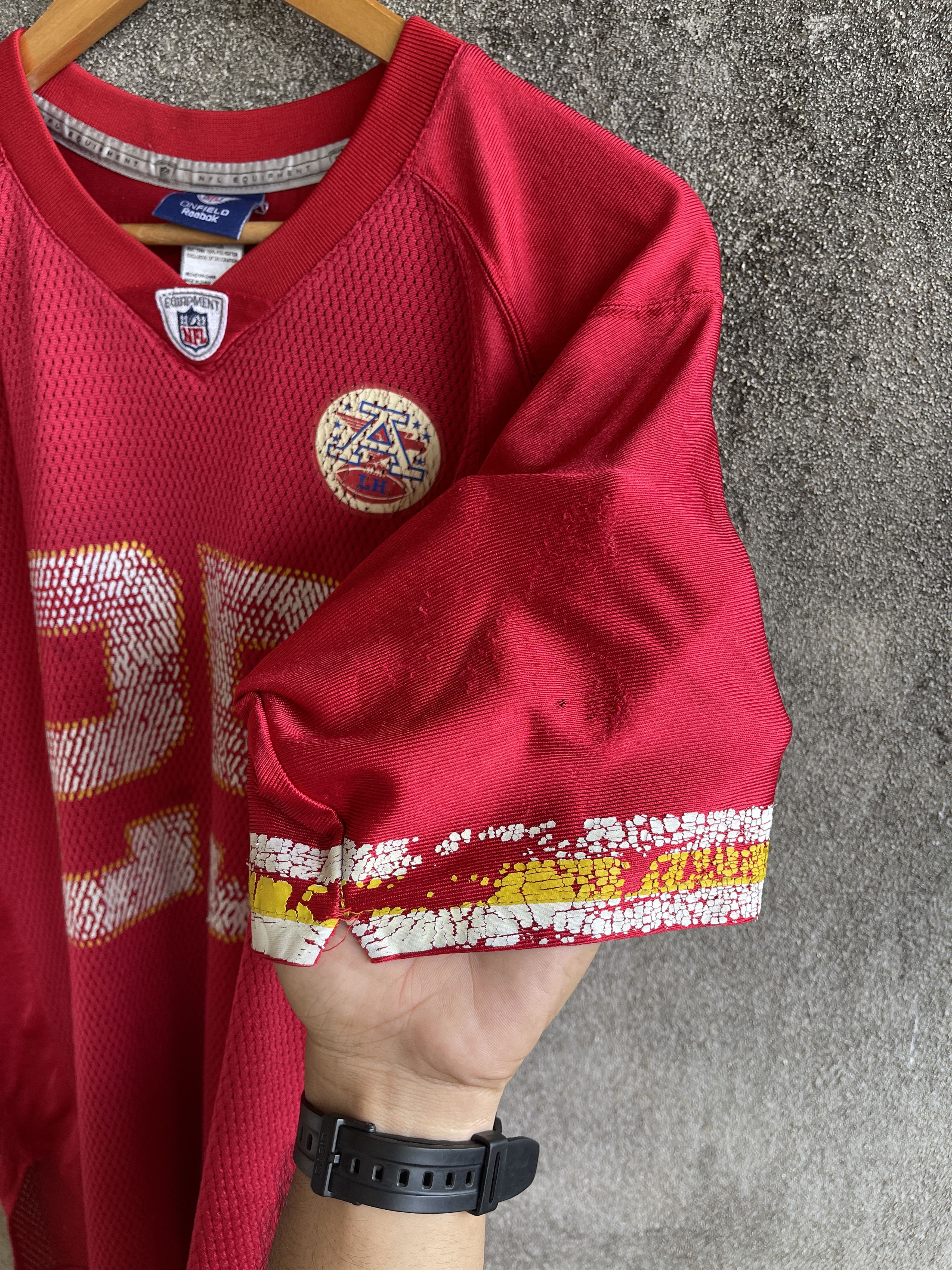 Awake NY × Reebok Vintage Trashed🔥EQUIPMENT NFL REEBOK🔥Charles 25 Jerseys Size US XL / EU 56 / 4 - 2 Thumbnail