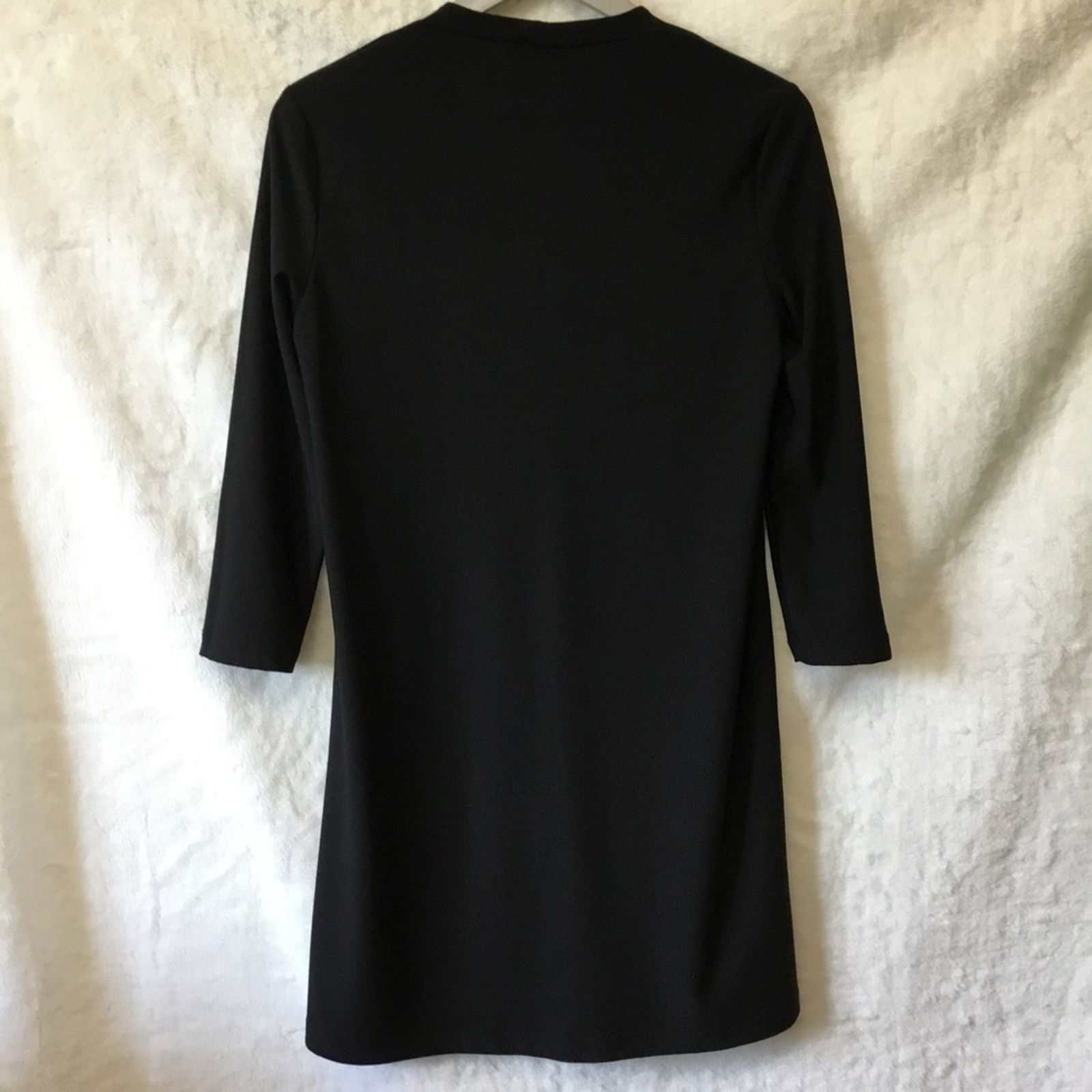 Mango Mango Black Long Sleeve Dress Size S / US 4 / IT 40 - 7 Thumbnail
