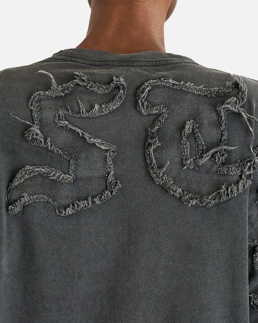 Acne Studios o1s1v1r1oon0825 Distressed Long Sleeve in Faded Black Size US L / EU 52-54 / 3 - 6 Thumbnail
