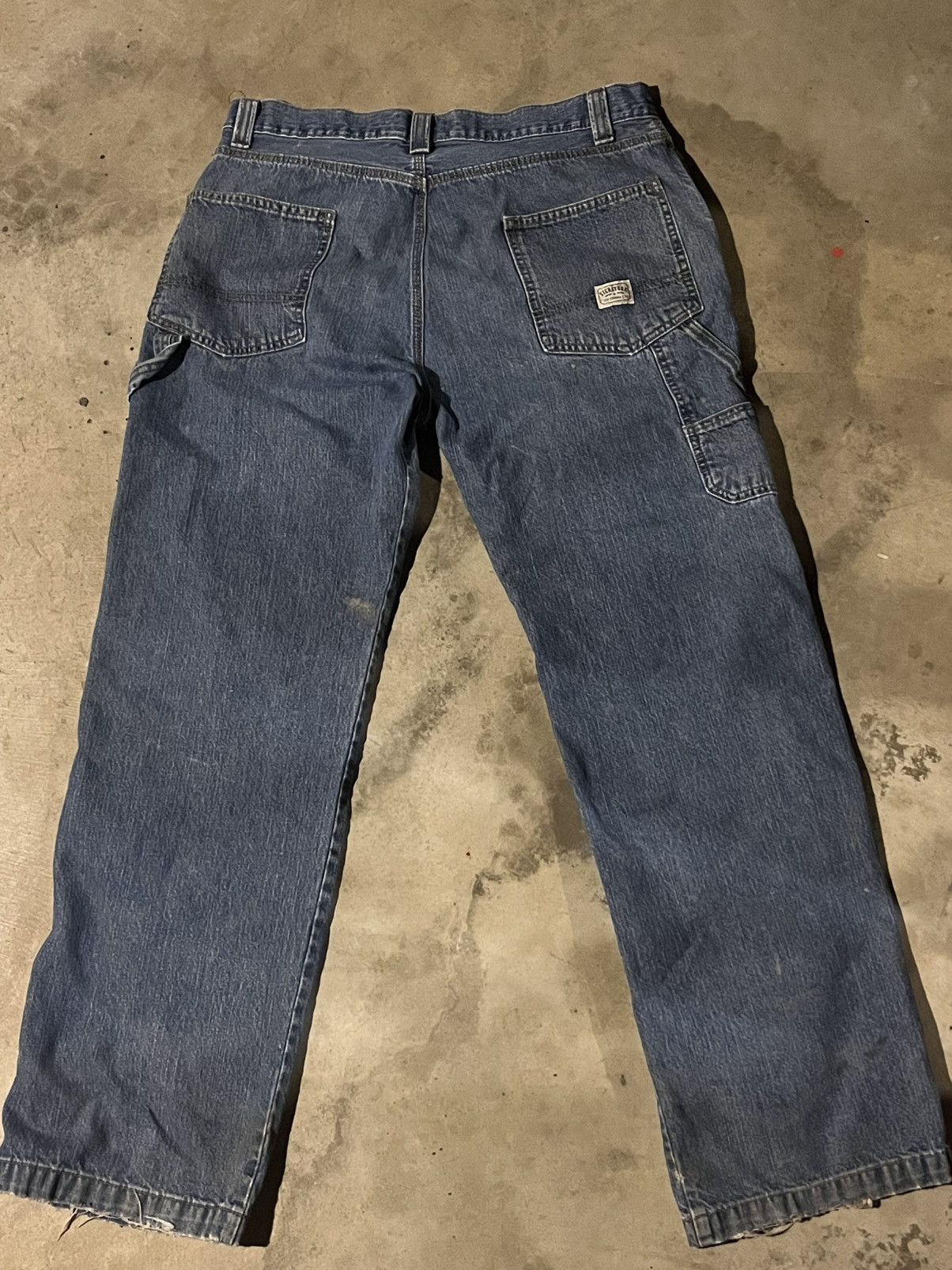 Levi's Y2K Distressed Levi’s Carpenter Skate Grunge Denim Size US 34 / EU 50 - 3 Thumbnail