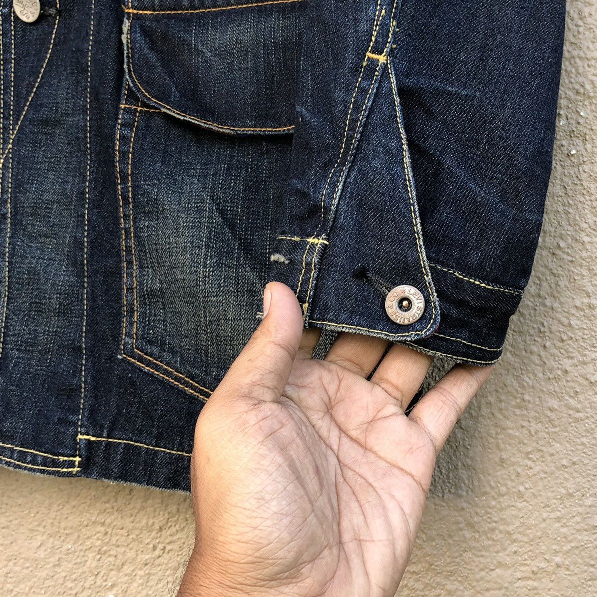 Levi's Vintage Clothing Vintage Levis Red Tab Workers Chore Denim Jacket Size US M / EU 48-50 / 2 - 9 Thumbnail