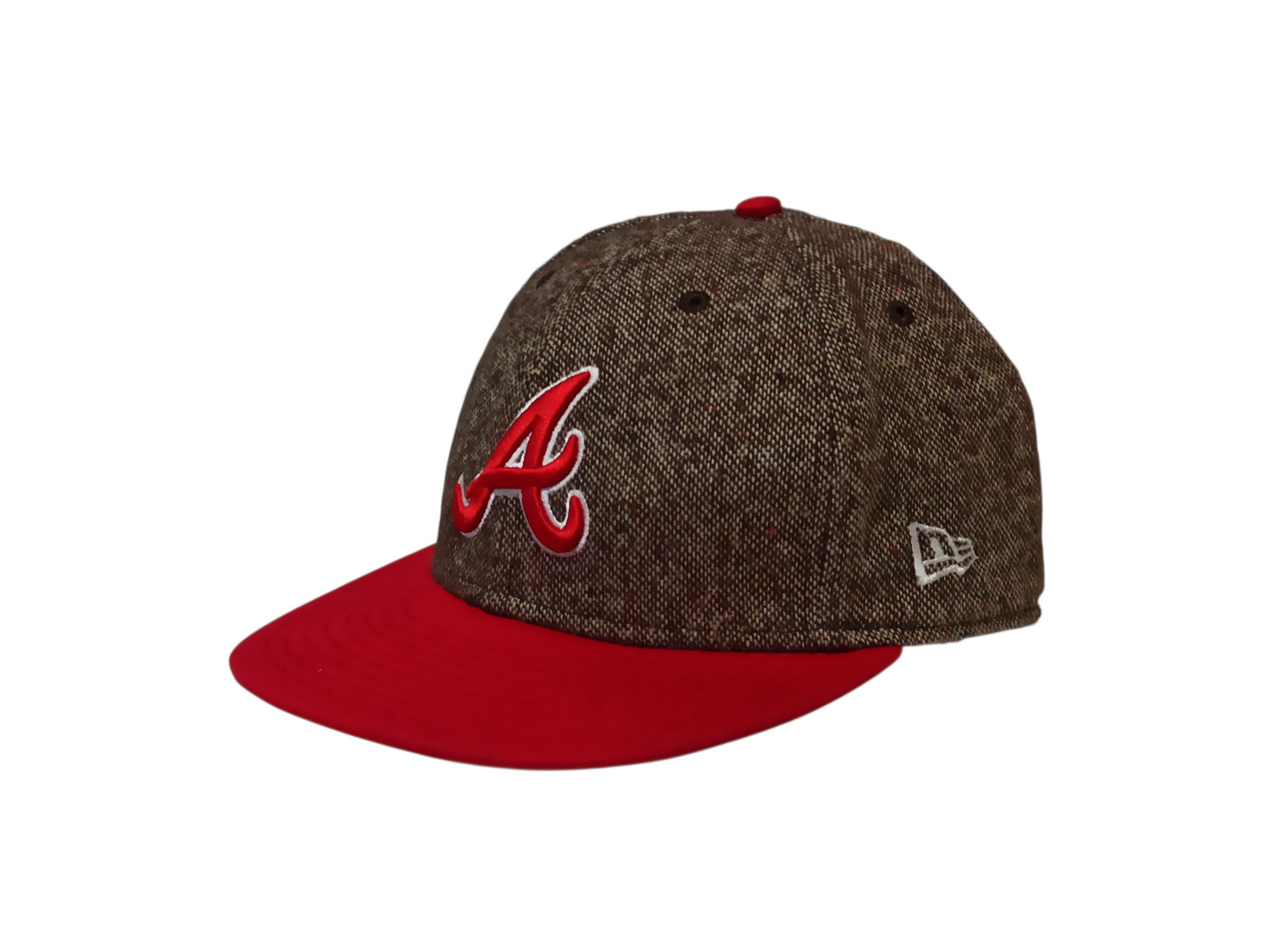 New Era New Era Atlanta Braves 59Fifty Tweed Cap Size ONE SIZE - 4 Thumbnail