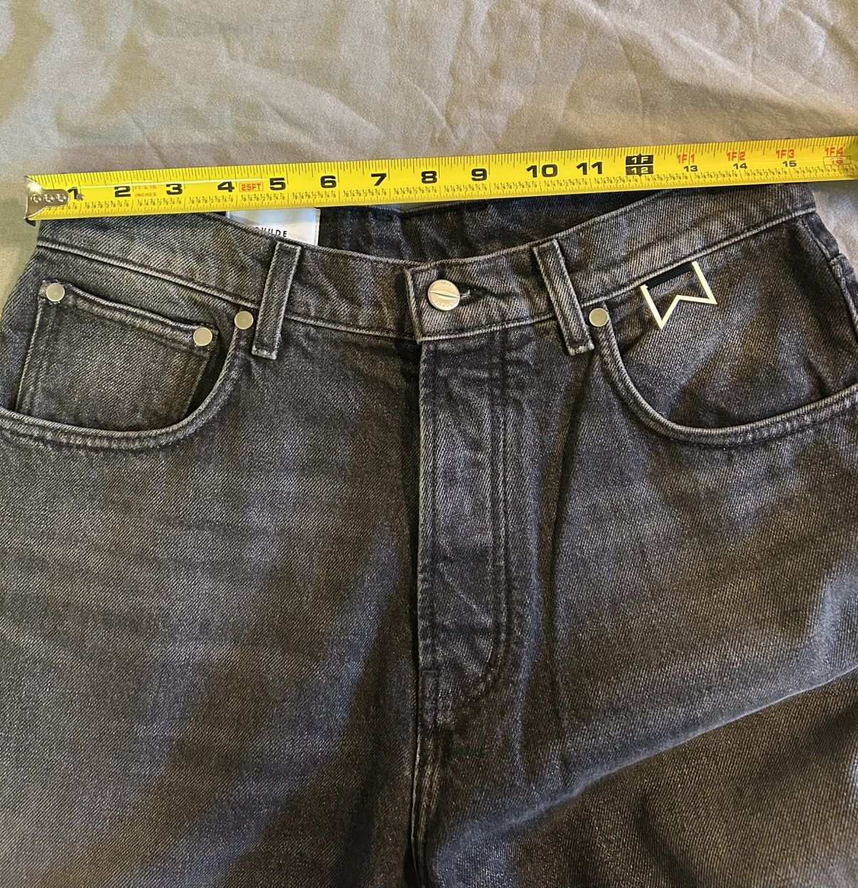 Rhude Rhude Wide Leg Black Jeans Size US 30 / EU 46 - 11 Thumbnail