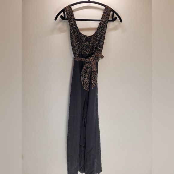 Other Vintage lace black jumpsuit by Zone California - size 7/8 Size 28" / US 6 / IT 42 - 5 Thumbnail