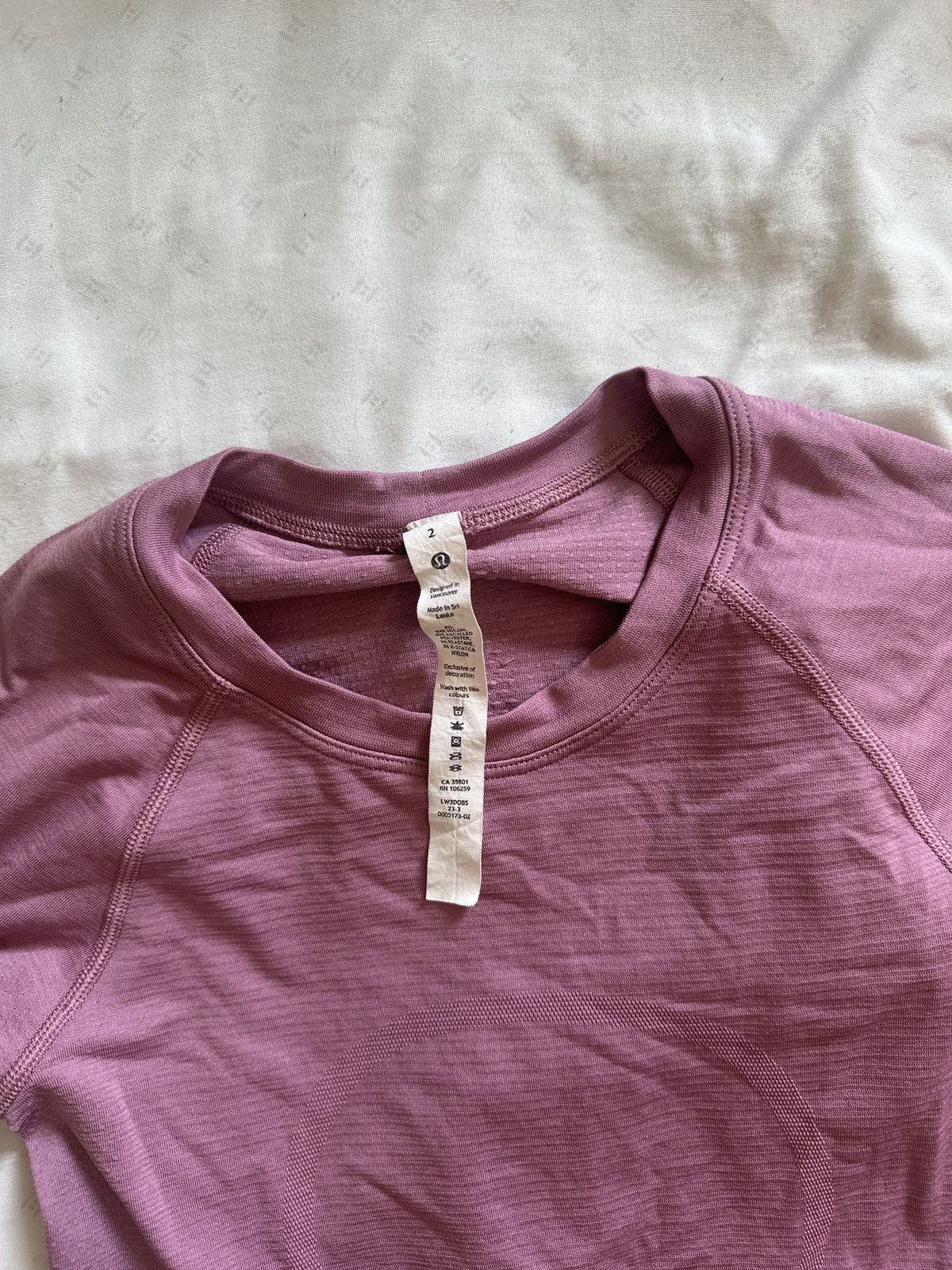 Lululemon Pink ash swiftly Size XS / US 0-2 / IT 36-38 - 1 Thumbnail
