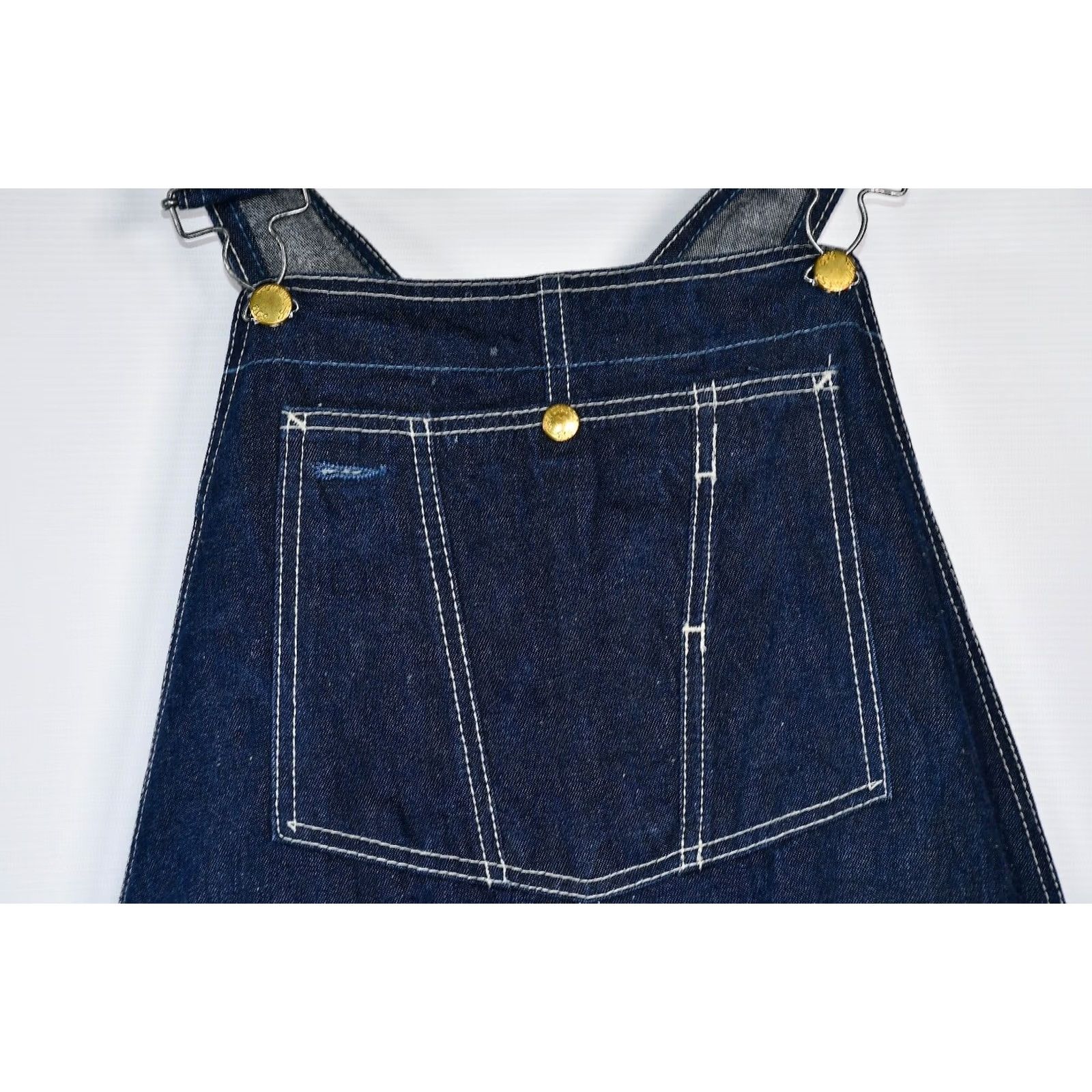 Levi's VINTAGE Levi’s 667 Orange Tab Overalls Denim Bib Jeans Men XL Blue Cotton Denim Straight Jeans Mens XL Blue 90s Size US 36 / EU 52 - 3 Thumbnail