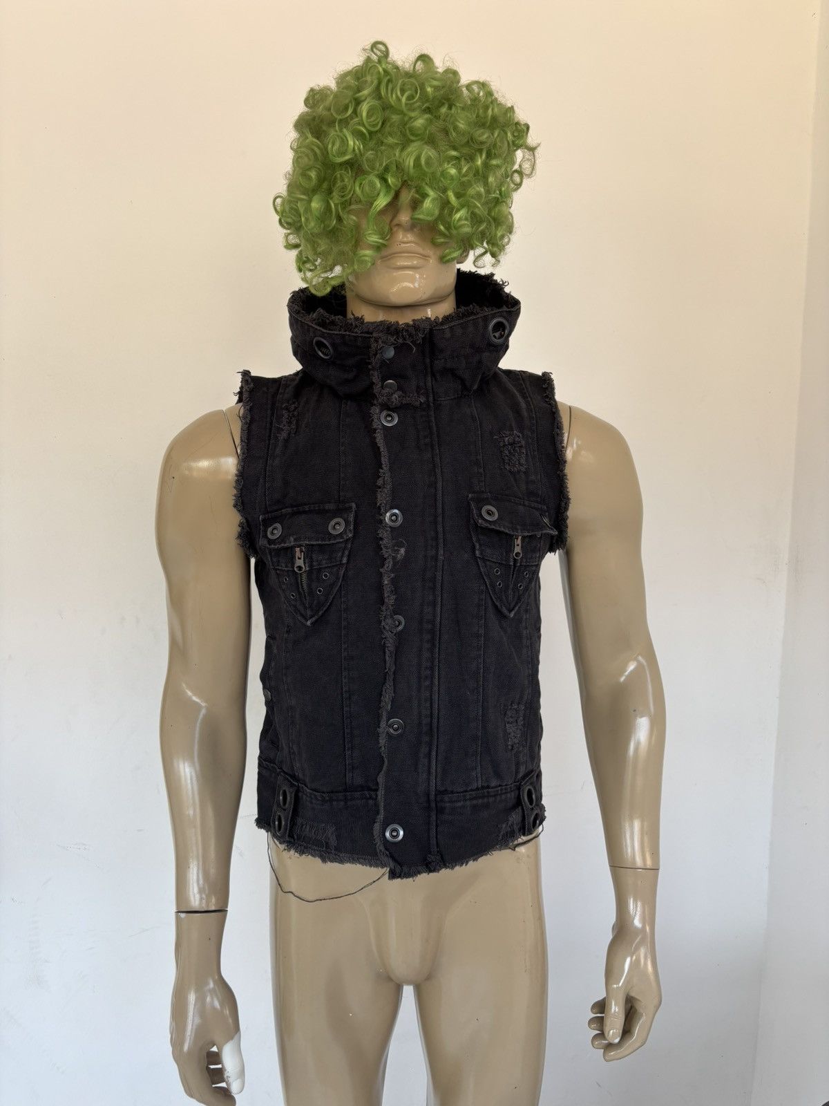 If Six Was Nine × Japanese Brand × Tornado Mart Bono Vest Denim Jacket Size US M / EU 48-50 / 2 - 3 Thumbnail