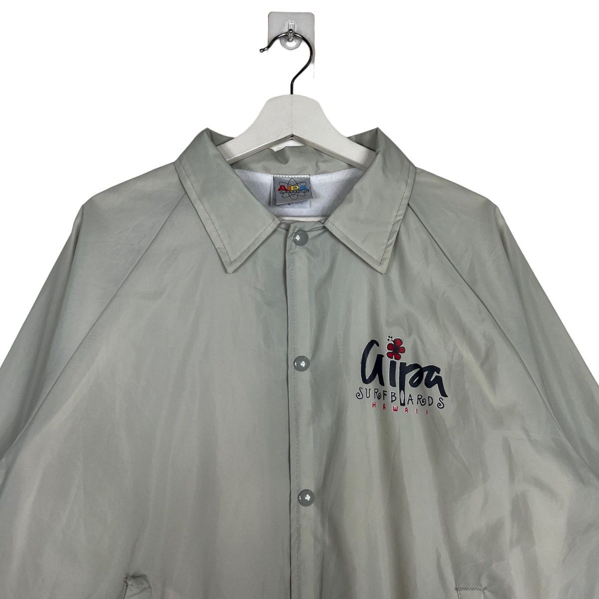 Auburn Sportswear 🔥 VINTAGE AIPA SURFBOARDS HAWAII COACH JACKET MADE IN USA Size US L / EU 52-54 / 3 - 5 Thumbnail