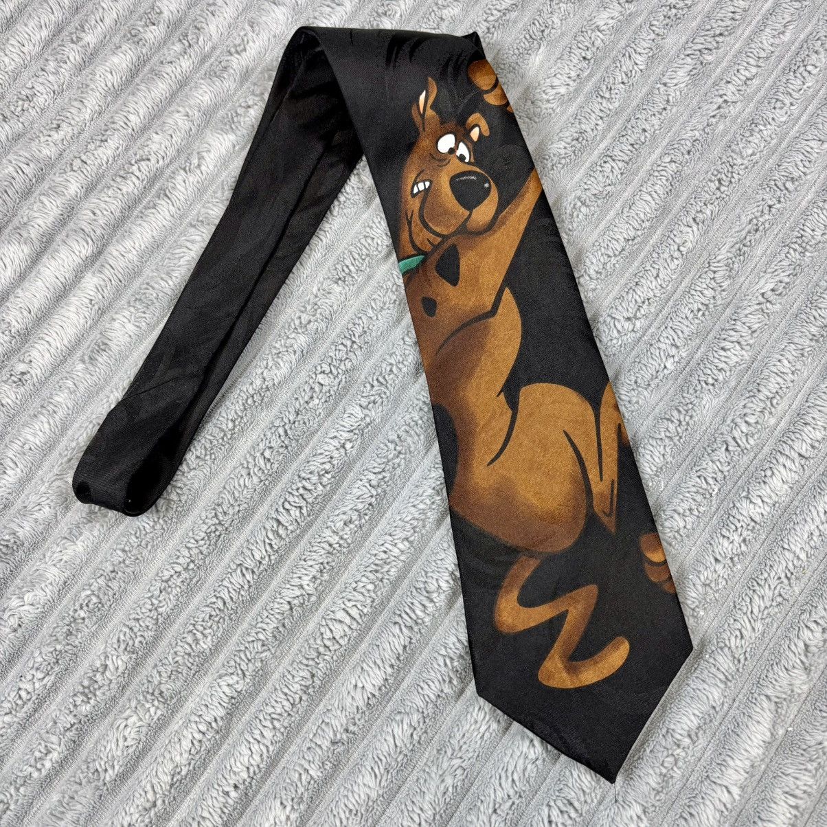 Other Scooby Doo Mens Black Tie Briefly Stated Inc VTG 1998 Size ONE SIZE - 9 Thumbnail