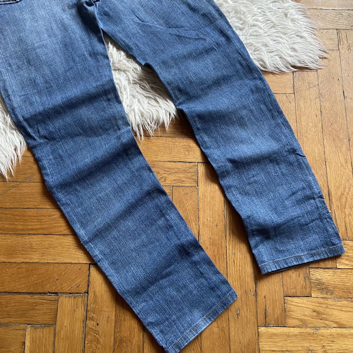 Armani × Giorgio Armani × Vintage 📌 Vintage Armani Jeans 00s Denim Metal Logo Y2k Size US 32 / EU 48 - 4 Thumbnail