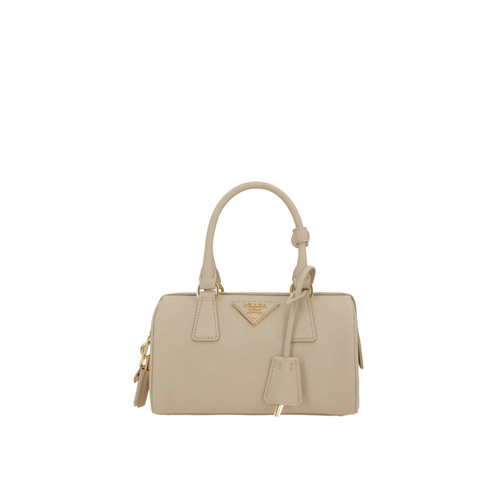 Prada PRADA Bowling Small Travertine Top Handle Bag New & Authenti Size ONE SIZE - 1 Thumbnail