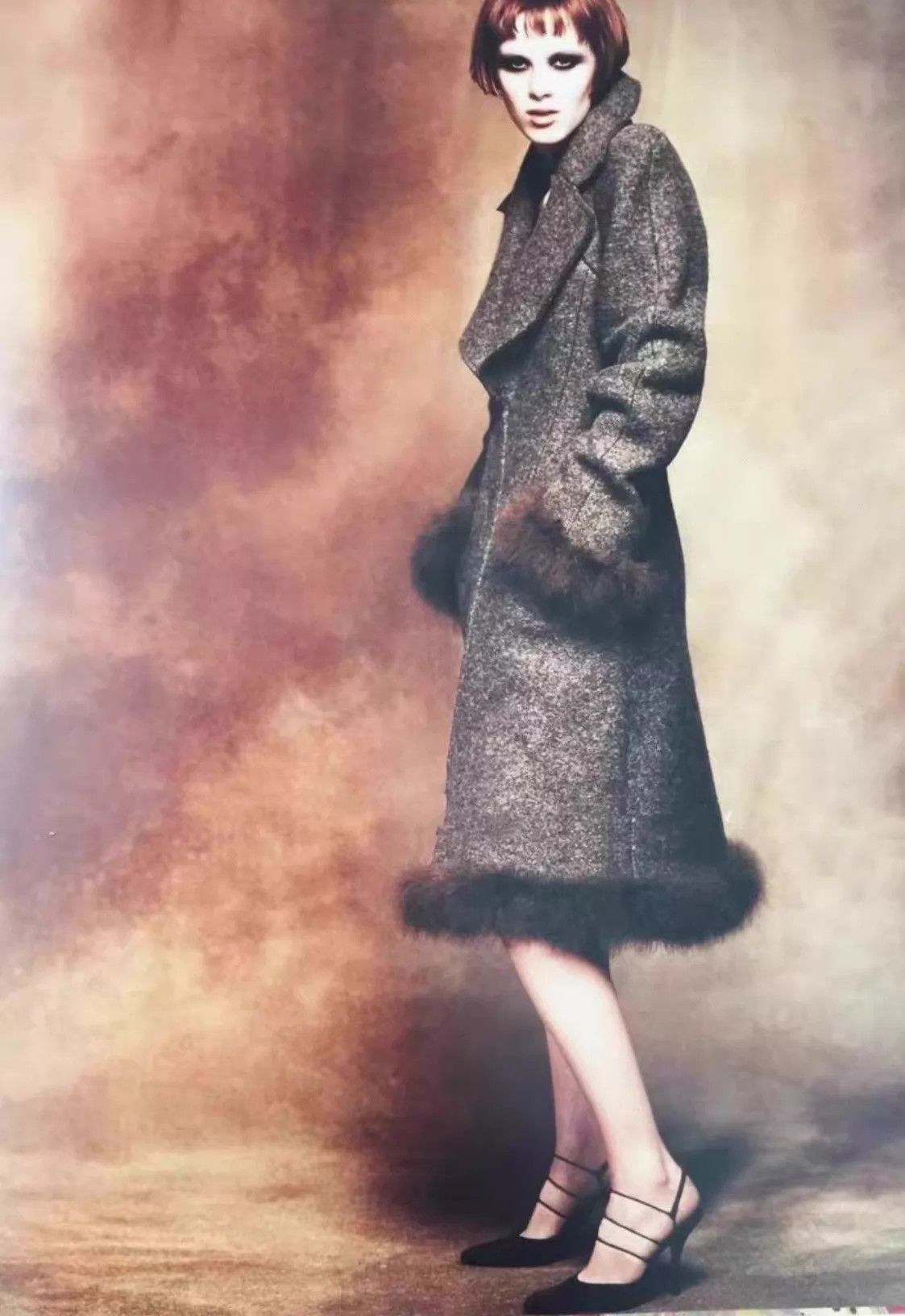 Chanel Chanel 1997 FW Gray Wool Fur Trim Coat Size XS / US 0-2 / IT 36-38 - 2 Thumbnail