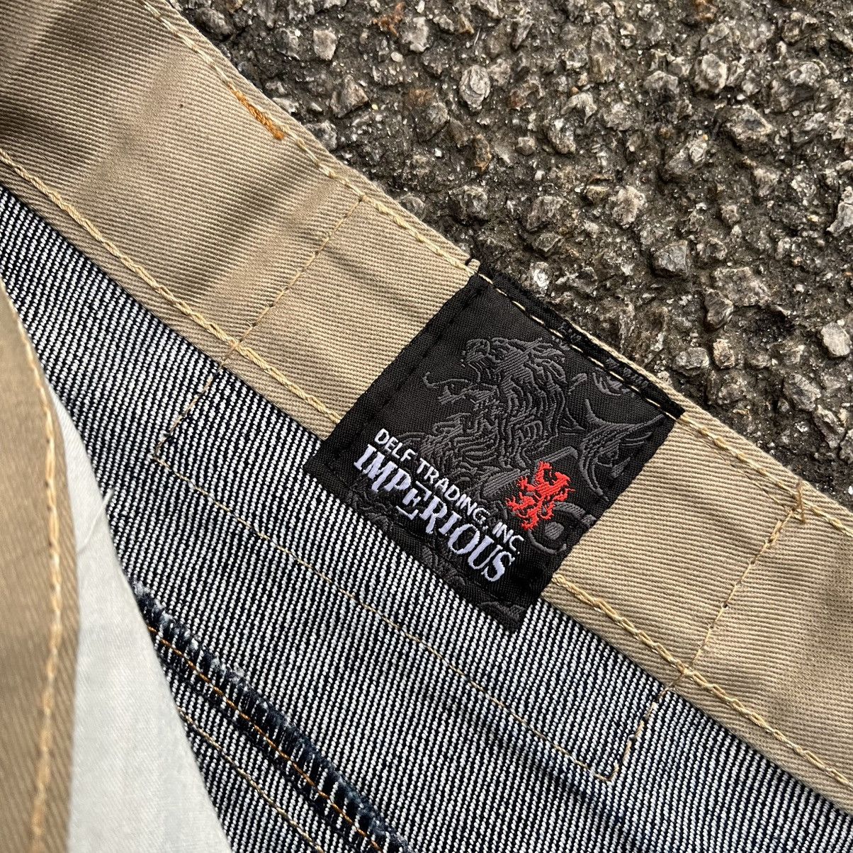 Ed Hardy Crazy Y2K Baggy Jeans Tribal Velvet Denim Coogi JNCO Pants Size US 40 / EU 56 - 10 Thumbnail