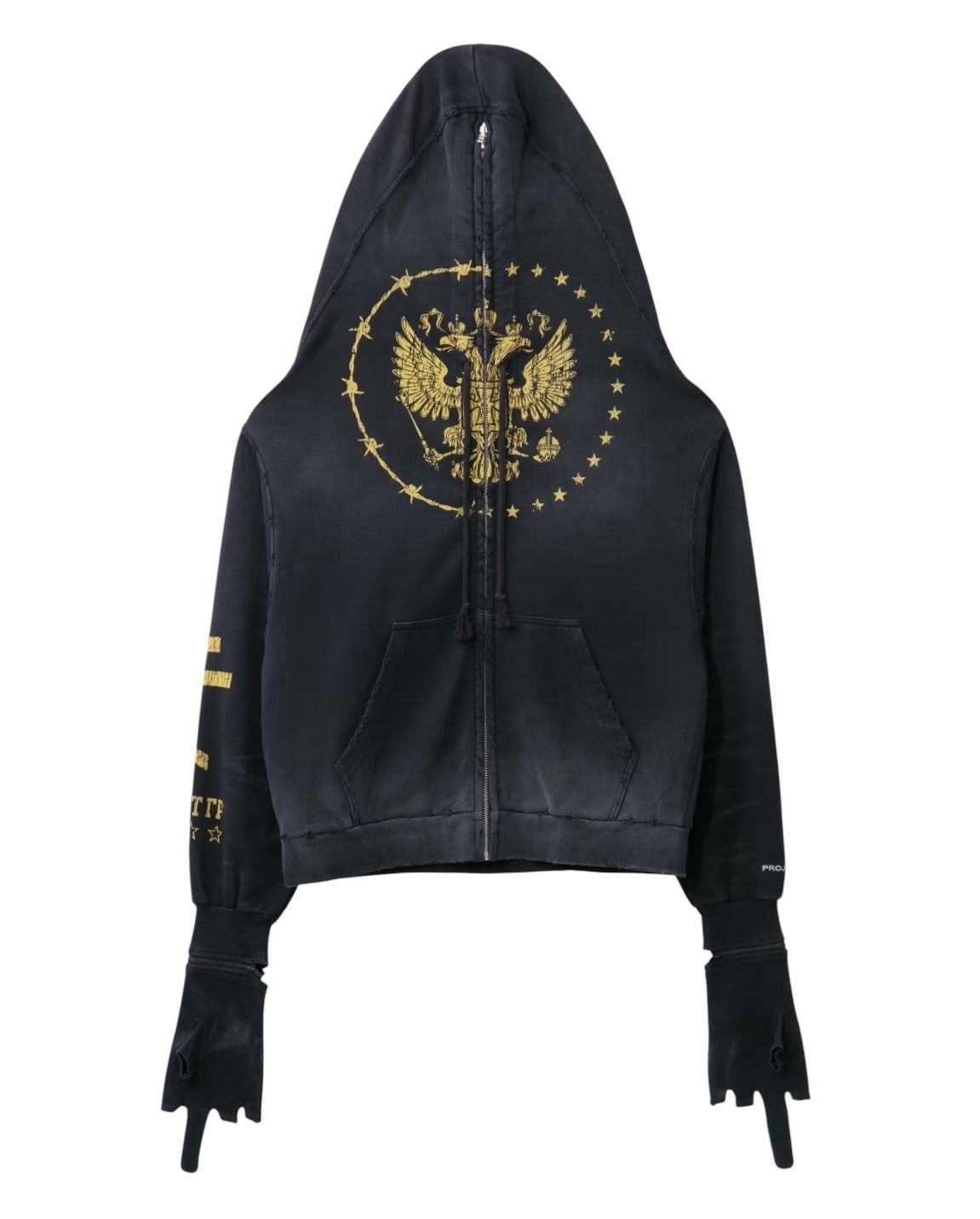 PROJECT G/R mastermind ブラック フルジップフーディ Mastermind Japan × PROJECT G/R Project g/r × Mastermind