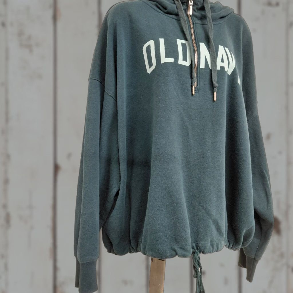 Old Navy Old Navy Hoodie Womens XXL Green Spell Out Drawstring Bottom Long Sleeve Hoodie Size XXL / US 16-18 / IT 52-54 - 1 Thumbnail