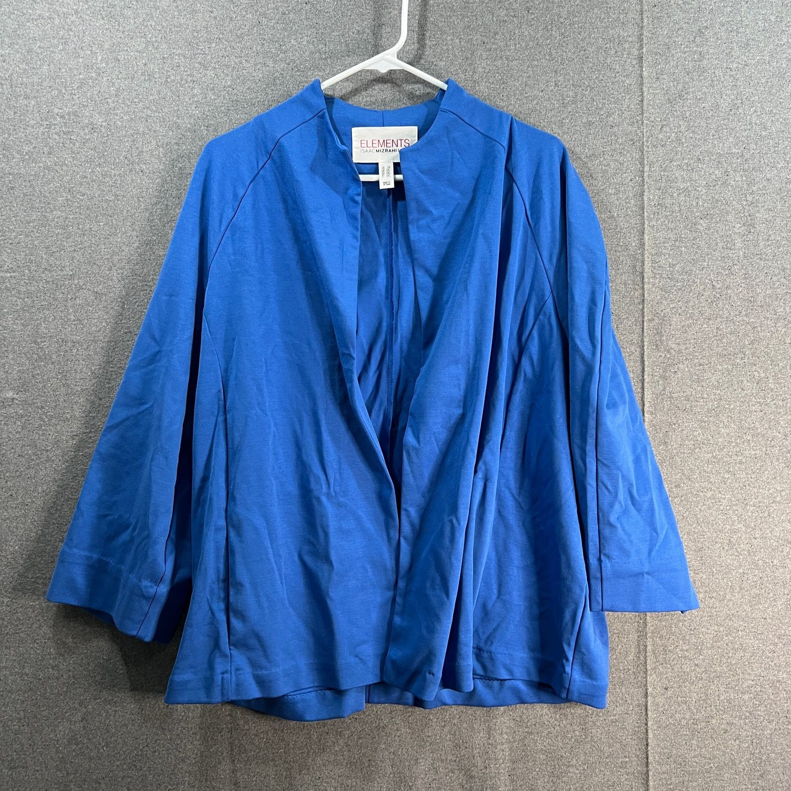 Isaac Mizrahi Isaac Mizrahi Live! Elements 24/7 Stretch Knit Open Front Size XXL / US 16-18 / IT 52-54 - 1 Thumbnail