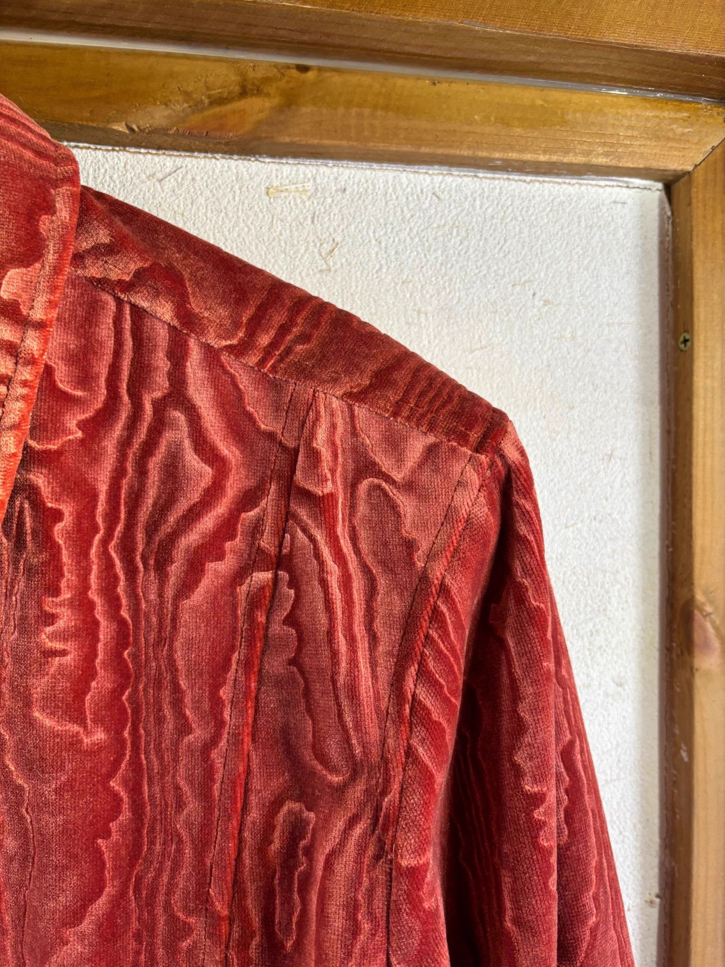 Dries Van Noten DVN Ripple Velvet Boxy Jacket Size US M / EU 48-50 / 2 - 3 Thumbnail