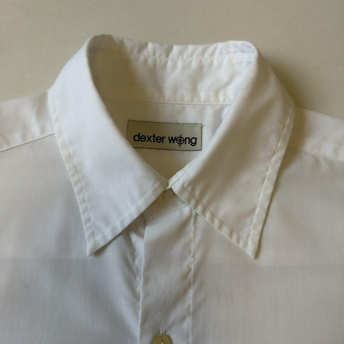 Dexter Wong S/S 1999 ‘Shark’ Print White Shirt Size US M / EU 48-50 / 2 - 4 Thumbnail