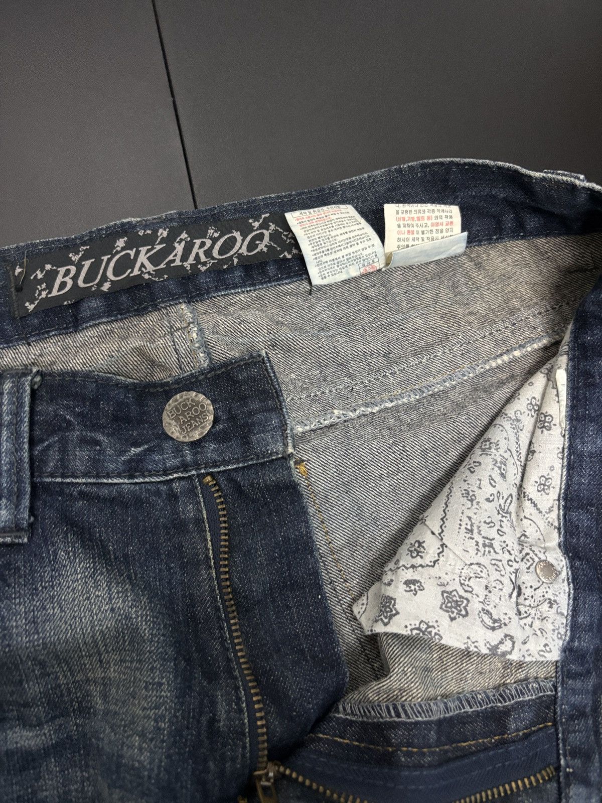 BUCKAROO Buckaroo Jeans Flare Distressed Denim Jeans Size US 36 / EU 52 - 6 Thumbnail