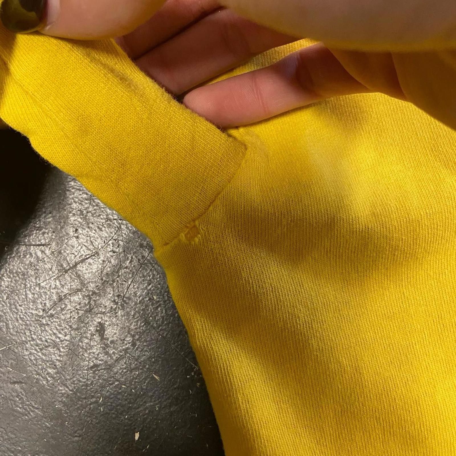 Adidas Vintage Yellow Adidas Tee Size US L / EU 52-54 / 3 - 5 Thumbnail