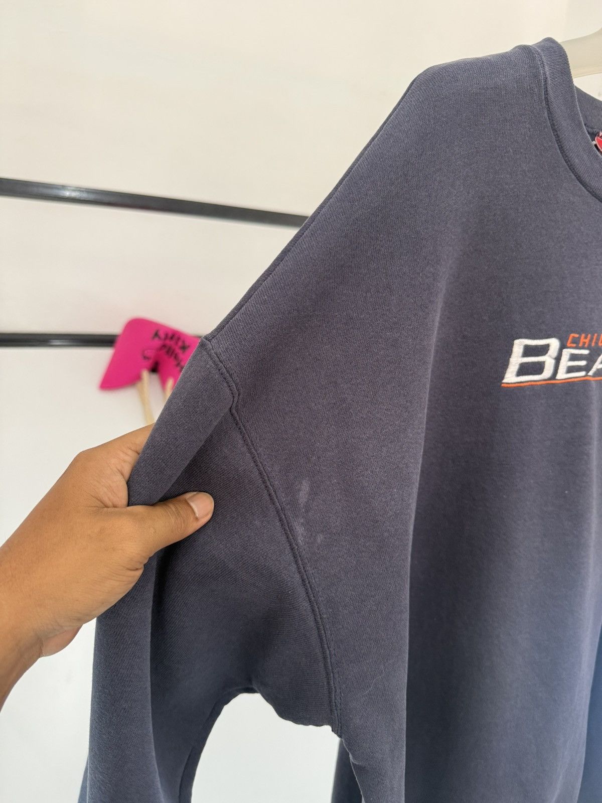 NFL 🔥 Vintage 90's Embroidery NFL Chicago Bears Teams Sweatshirt Size US XL / EU 56 / 4 - 7 Thumbnail