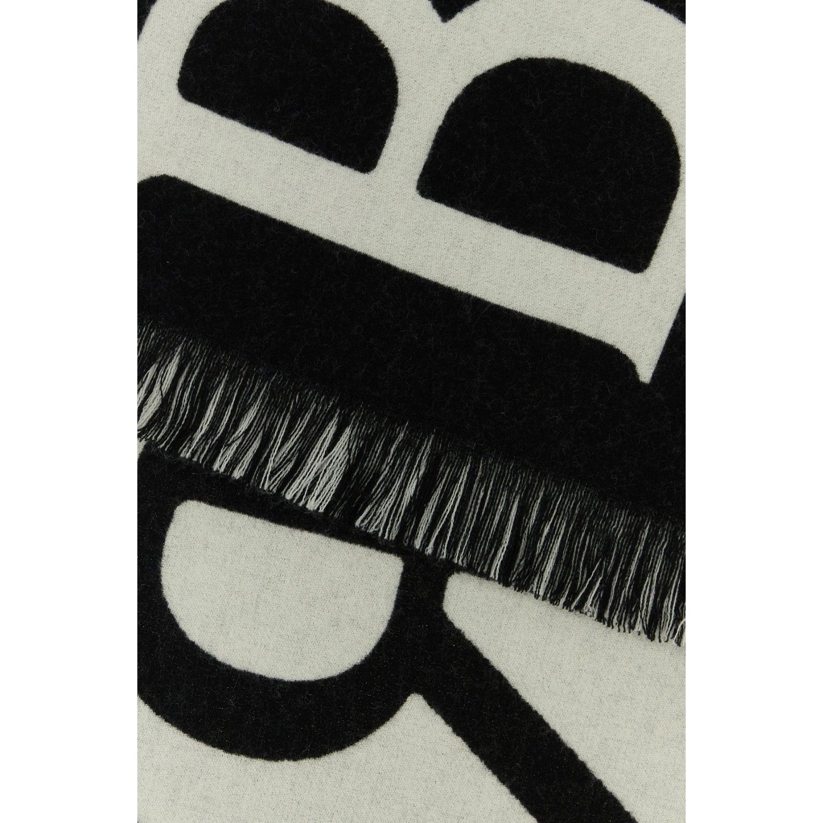 Burberry BURBERRY Black Wool Scarf Black Scarf New & Authentic Size ONE SIZE - 2 Thumbnail