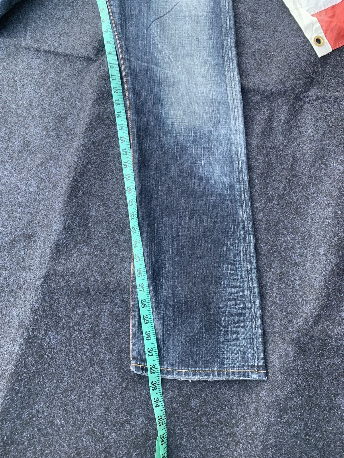 Edwin Vintage Edwin Blue Trip EDGELINE 503. (29) Size US 31 - 4 Thumbnail