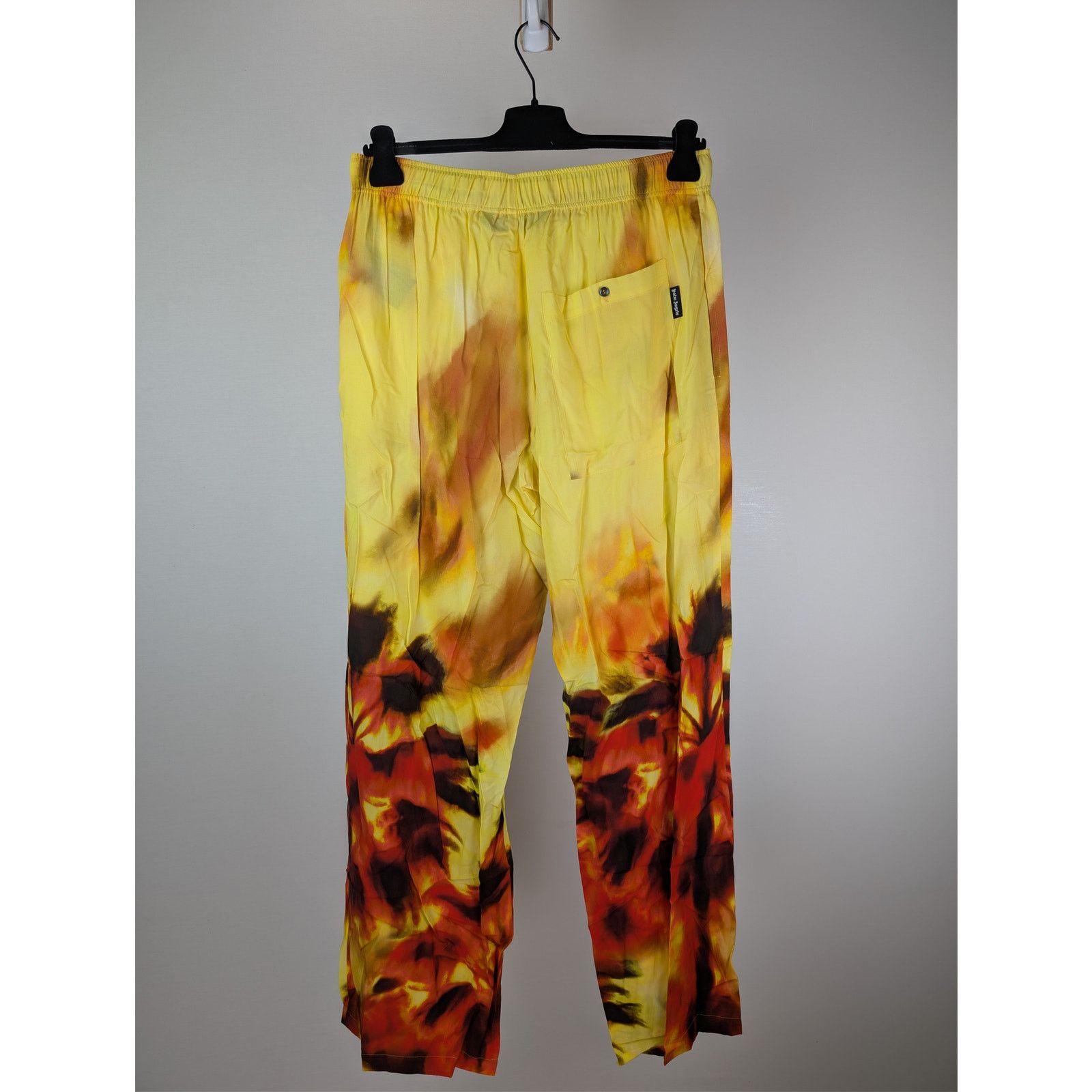 Palm Angels o1rshd1 Palms on Fire🔥 Cozy Pants in Yellow / Red Size US 36 / EU 52 - 11 Thumbnail