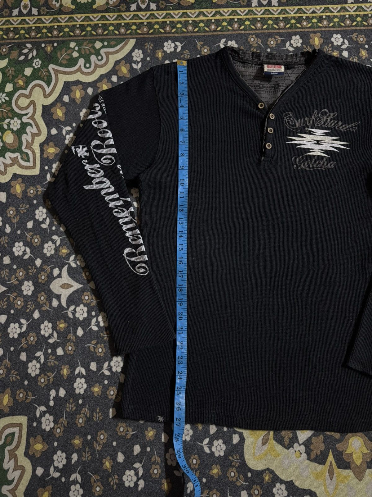 Gotcha Japanese Brand Gotcha Knit Navajo Style Long Sleeve T-Shirt Size US S / EU 44-46 / 1 - 14 Thumbnail