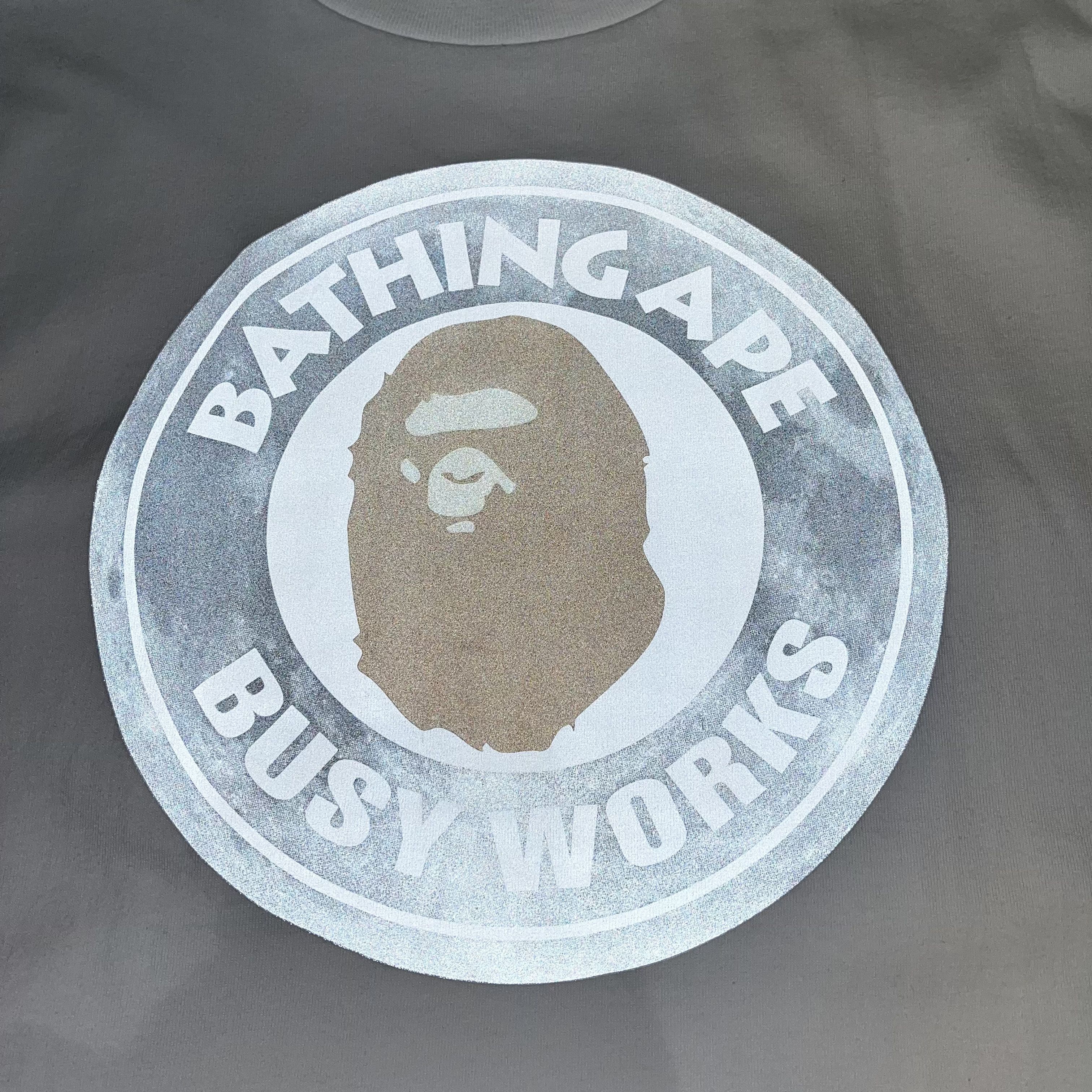 Bape Bape ABC Dot Reflective Busy Works Tee White Size US M / EU 48-50 / 2 - 4 Thumbnail