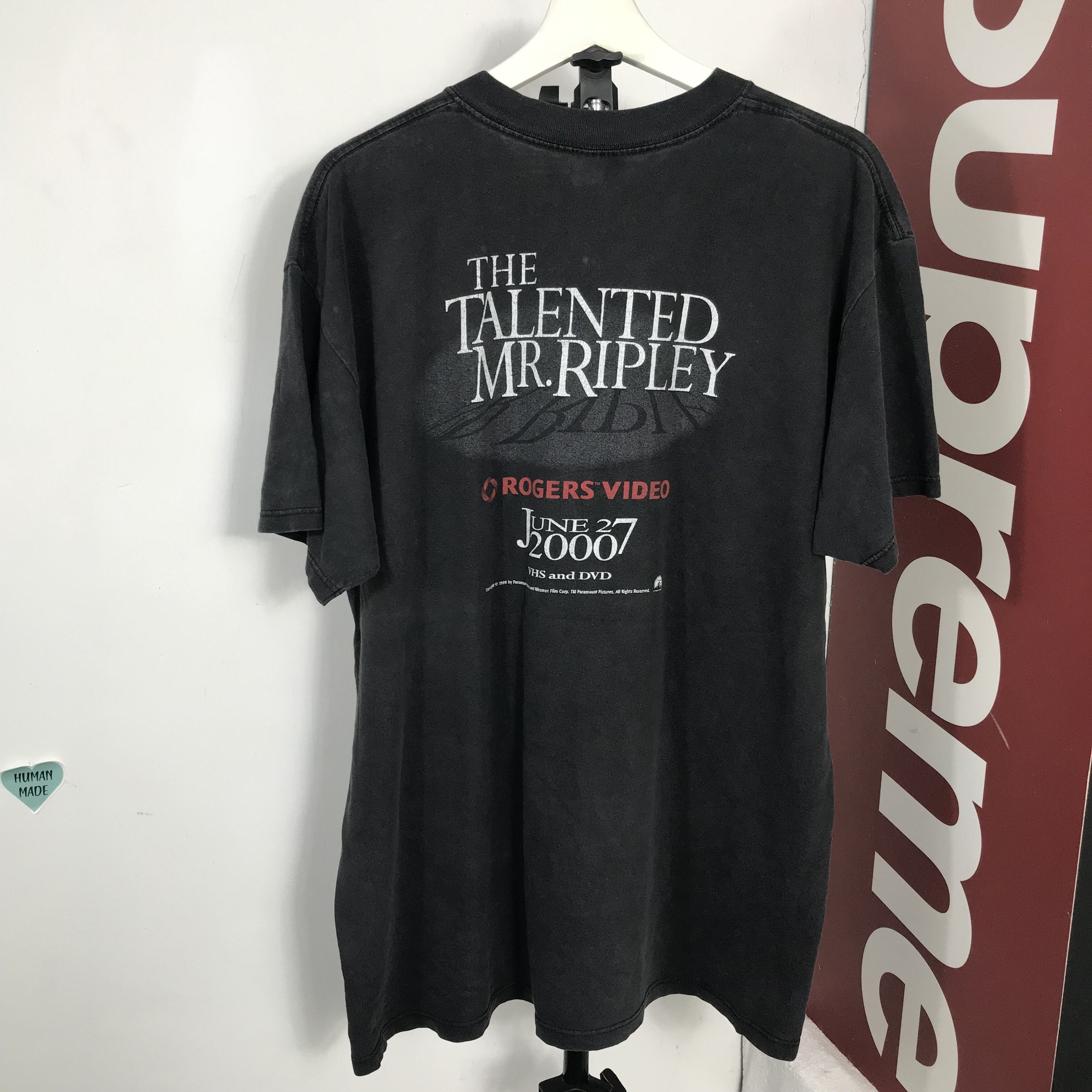 Giant Vintage 90s Sleepy Hallow Tim Burton Horror Promo T Shirt Size US L / EU 52-54 / 3 - 4 Thumbnail