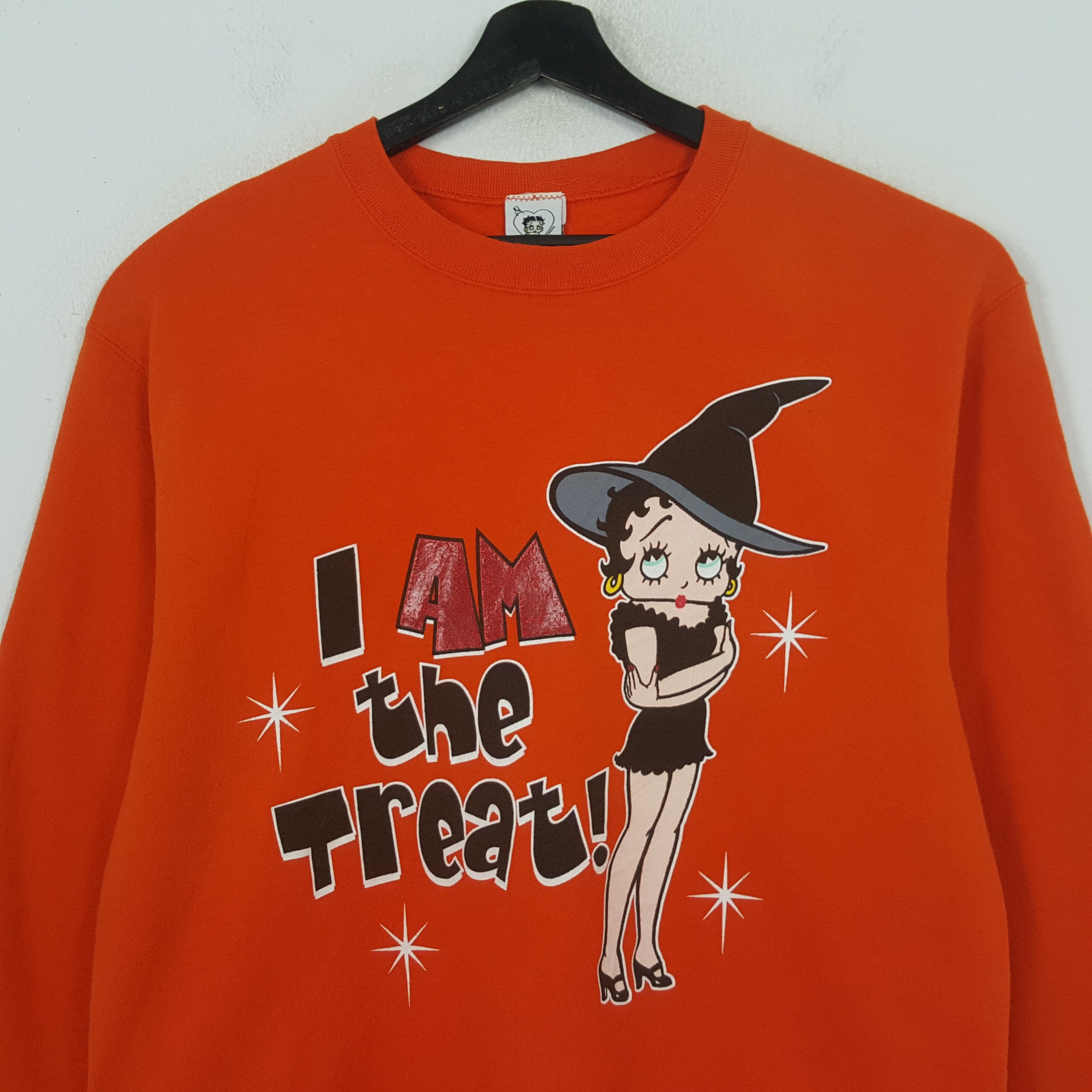 Betty Boop Halloween Style Vintage Sweatshirt RR5