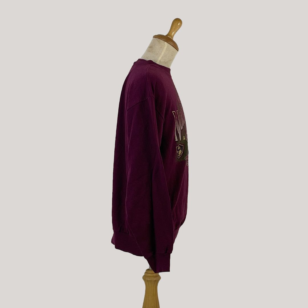 Tultex × Vintage Vintage 90s North American Bald Eagle Sweatshirt Size US L / EU 52-54 / 3 - 4 Thumbnail
