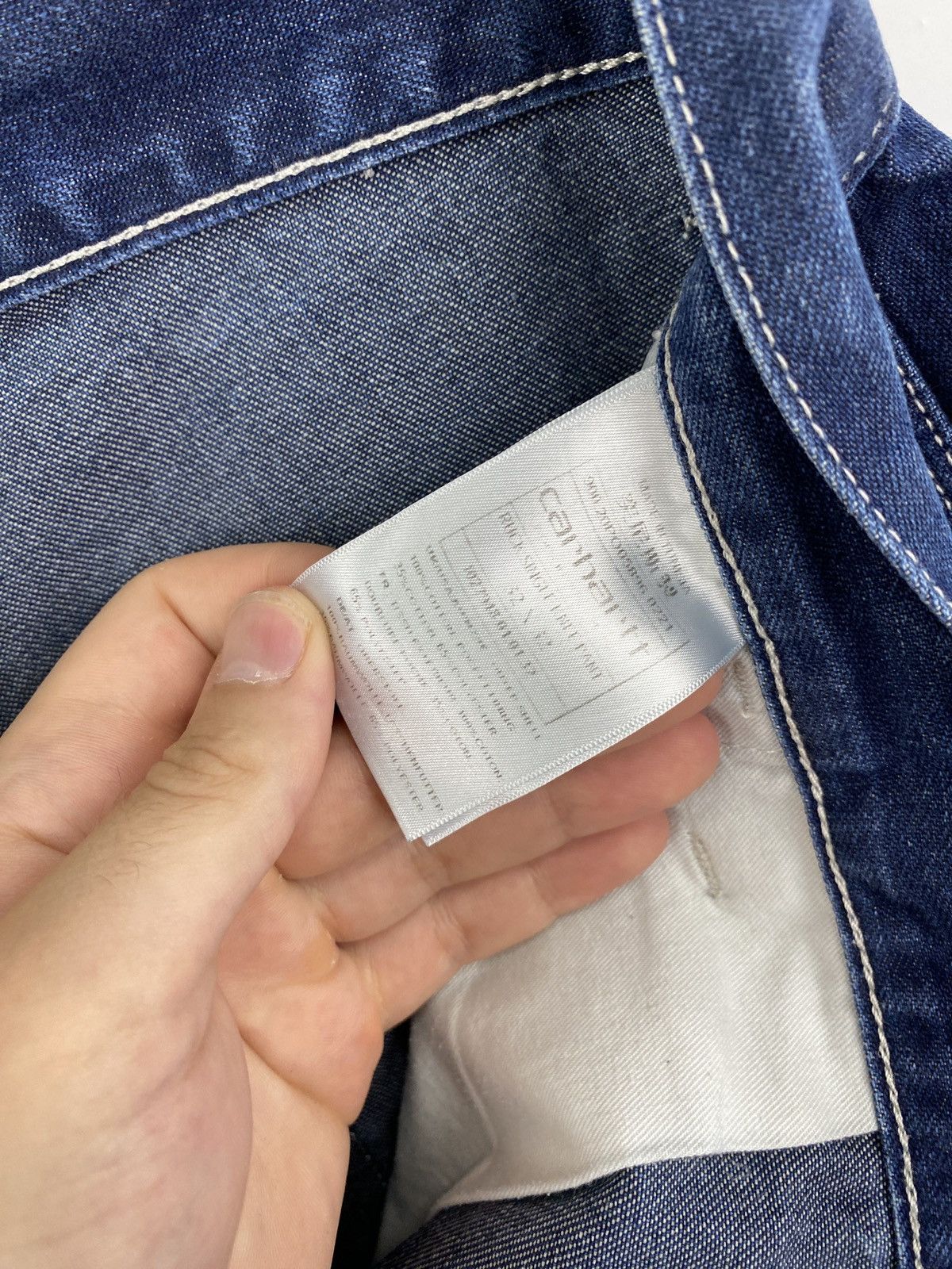 Carhartt 🇺🇸 Vintage 90s Carhartt Work Denim Jeans Rare Retro Hype Y2K Size US 32 / EU 48 - 8 Thumbnail