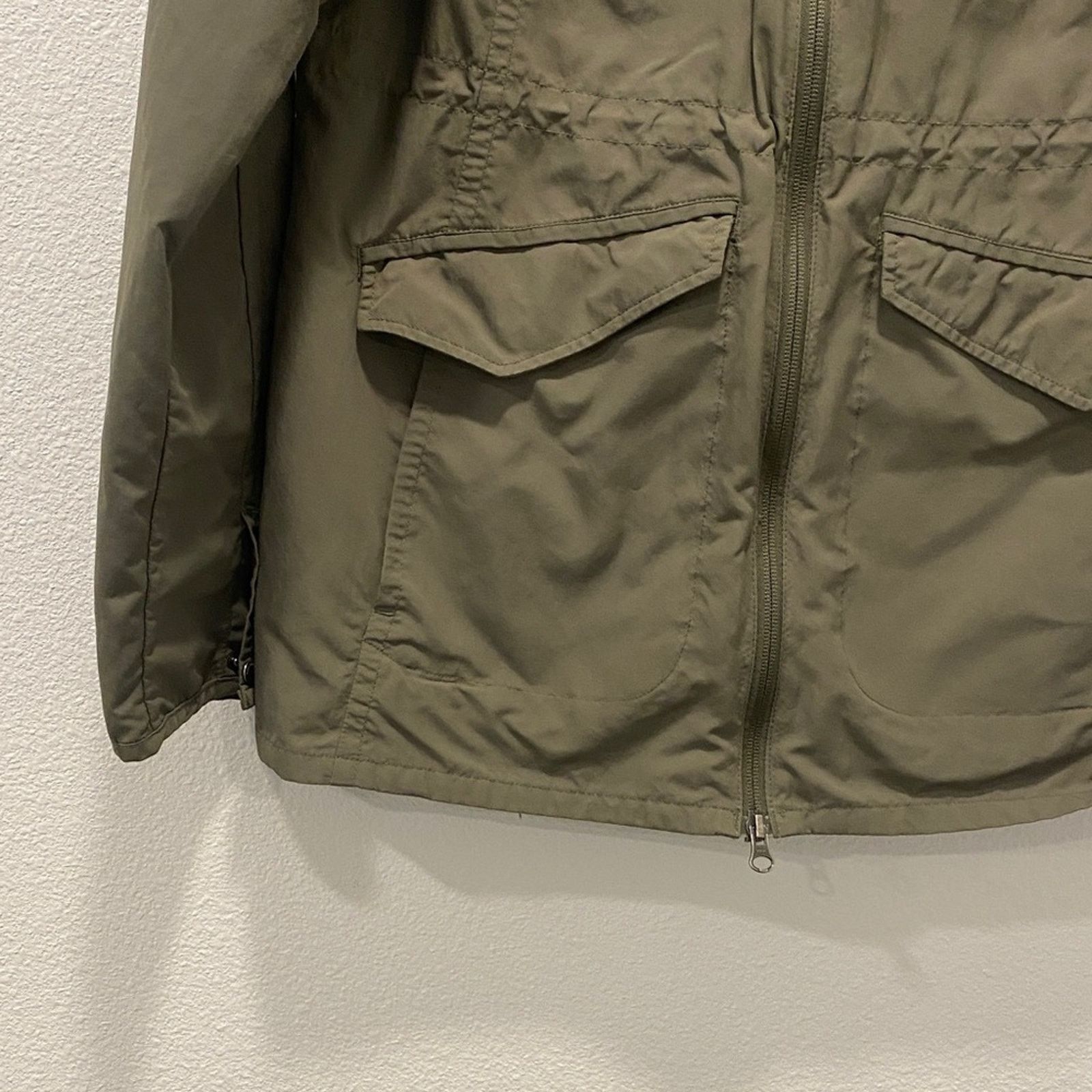 Eddie Bauer Eddie Bauer Women’s Olive Green Hooded Rain Jacket - Medium Size M / US 6-8 / IT 42-44 - 2 Thumbnail