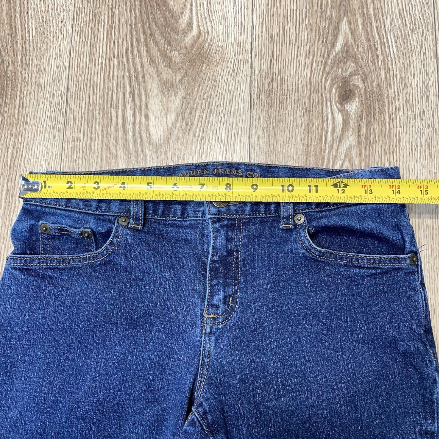 Denime VINTAGE Lauren Jeans Co. Women’s Bootcut Jeans Size 2 Blue Denim Low Rise Size 26" / US 2 / IT 38 - 3 Thumbnail