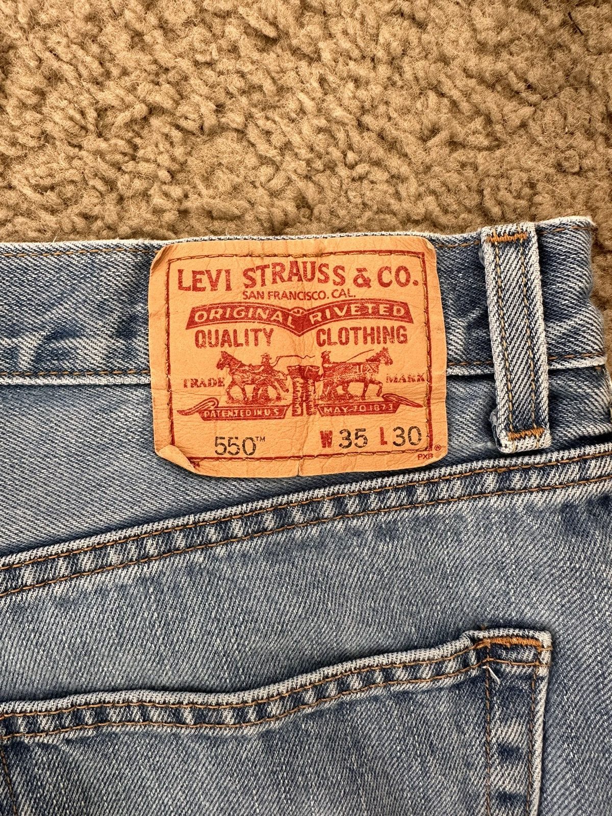Levi's Vintage Blue Wash Levi’s Jeans Size US 35 - 3 Thumbnail