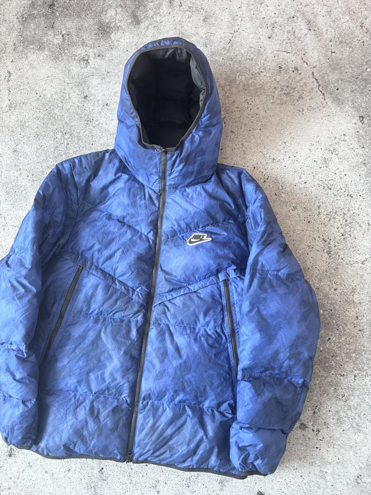 Nike Nike Down Jacket Puffer Drill Drip Big Swoosh Size US XL / EU 56 / 4 - 2 Thumbnail