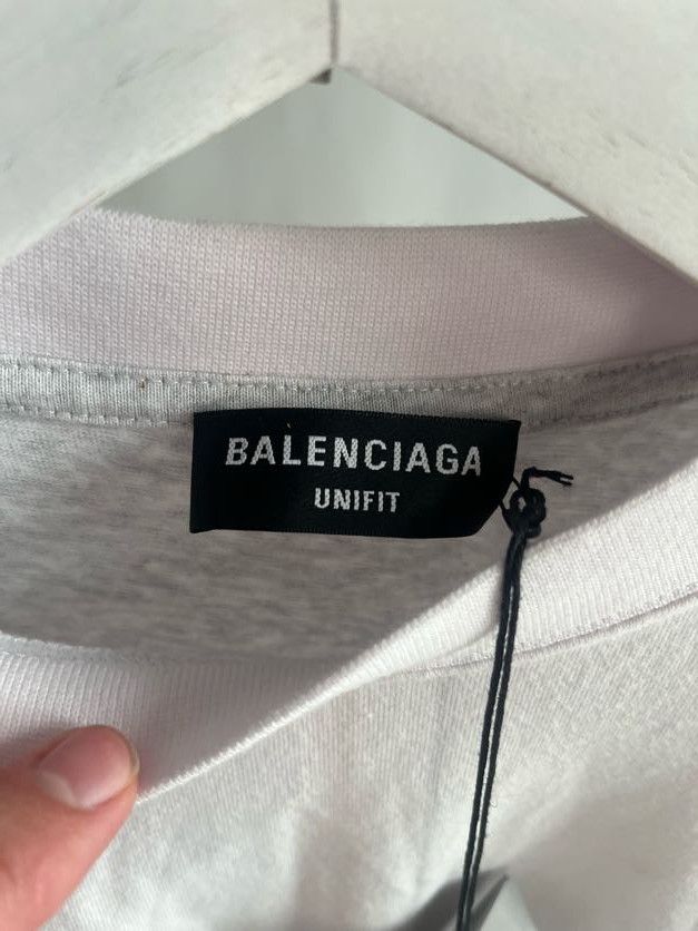 Balenciaga Balenciaga Paris Upside Down Embroidered Patchwork T-Shirt Size US M / EU 48-50 / 2 - 4 Thumbnail