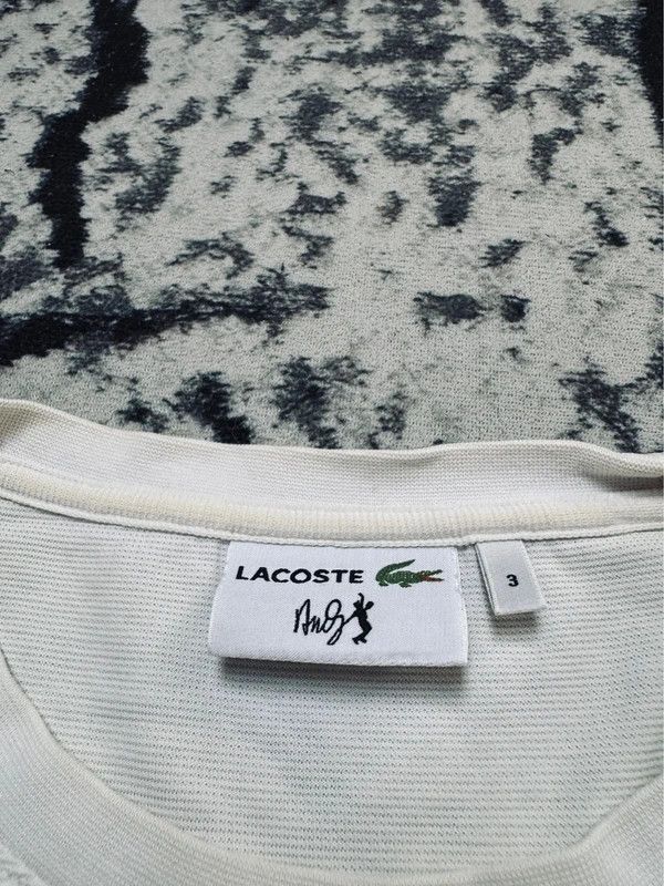 Lacoste Lacoste Andy Warhol T-shirt white black striped S Size US S / EU 44-46 / 1 - 5 Thumbnail